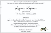 eine Anzeige