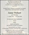 eine Anzeige