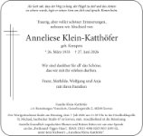 eine Anzeige