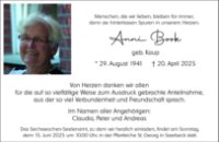 eine Anzeige