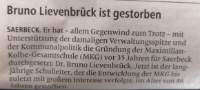 eine Anzeige